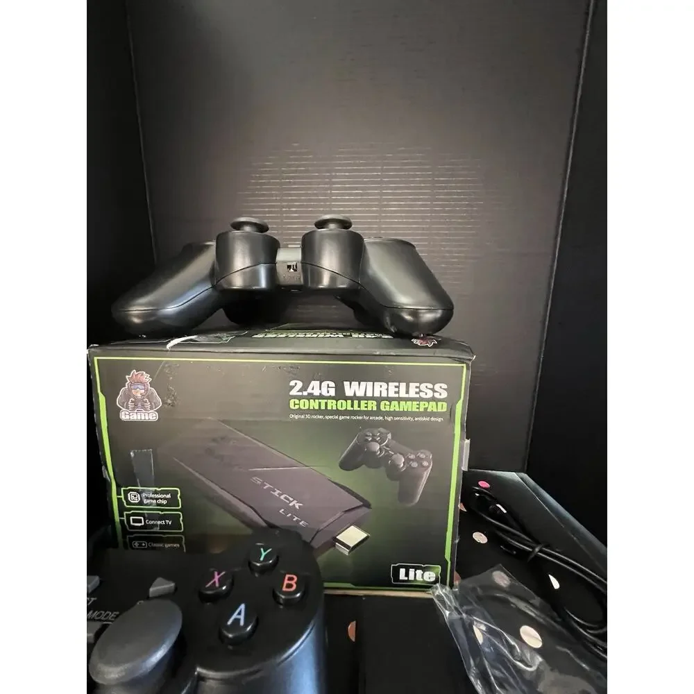 4K Ultra HD Game Stick Lite - Retro Video Game Player w/ Wireless Controllers
